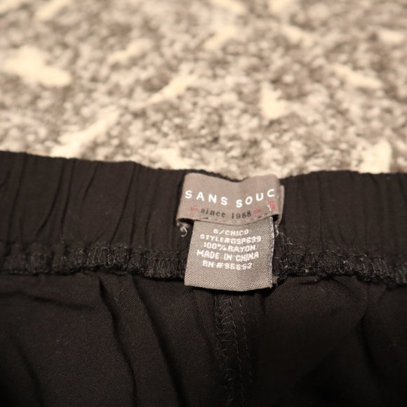 Black and Red Stripe Split Side Parachute Pants - Picture 10 of 10